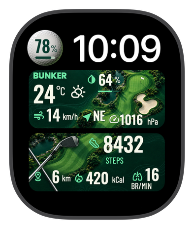 Bunker watch face cover