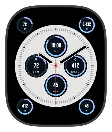 ICE watch face on an Apple Watch