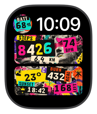 RANSOM MAXIMAL watch face on an Apple Watch
